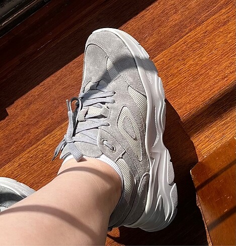 Nine West Gri Sneaker Ayakkabı - Görsel 6