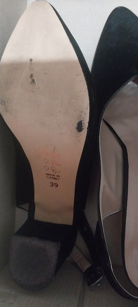 Siyah Kadın Stiletto Topuklu Ayakkabı - Görsel 2