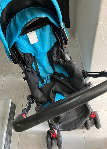 Koyu Mavi Bebek Arabası - Görsel 4