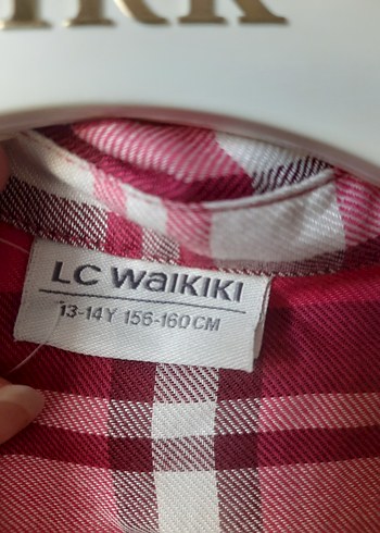 LC Waikiki Lc Waikiki Düğmeli Pembe Ekose Gömlek