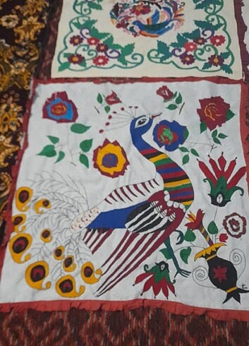 American Vintage KANAVİÇE YÖRÜK EL İŞİ ANTİKA ÖRTÜ 