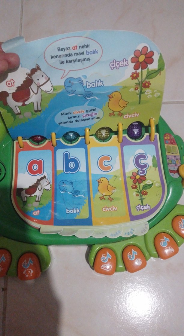 Renkli Öğretmenim Kaplumbağa Eğitim Oyuncağı - Görsel 2