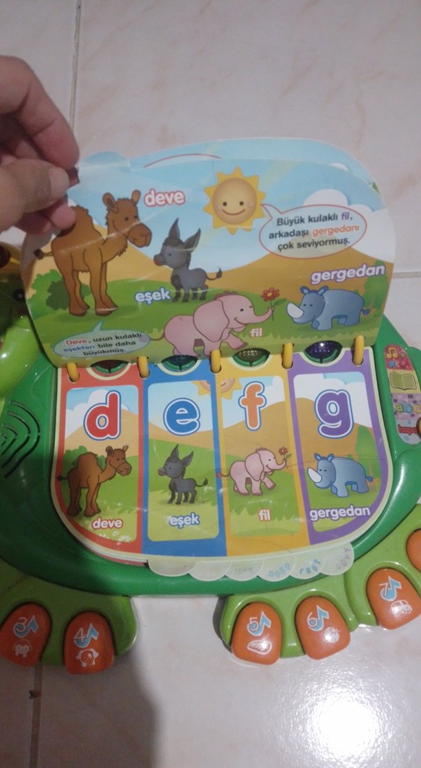 Renkli Öğretmenim Kaplumbağa Eğitim Oyuncağı - Görsel 3