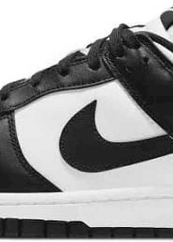 Siyah Beyaz Bağcıklı Spor Ayakkabı - Görsel 5