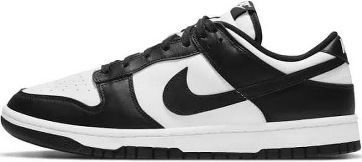 Siyah Beyaz Bağcıklı Spor Ayakkabı - Görsel 5