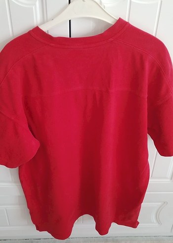 Kırmızı Puma AC Milan Düğmeli Spor Tişört - Görsel 2