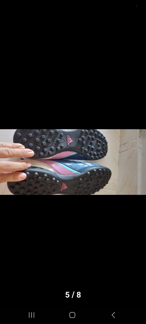 Erkek Lacivert Adidas Futbol Ayakkabısı - Görsel 4