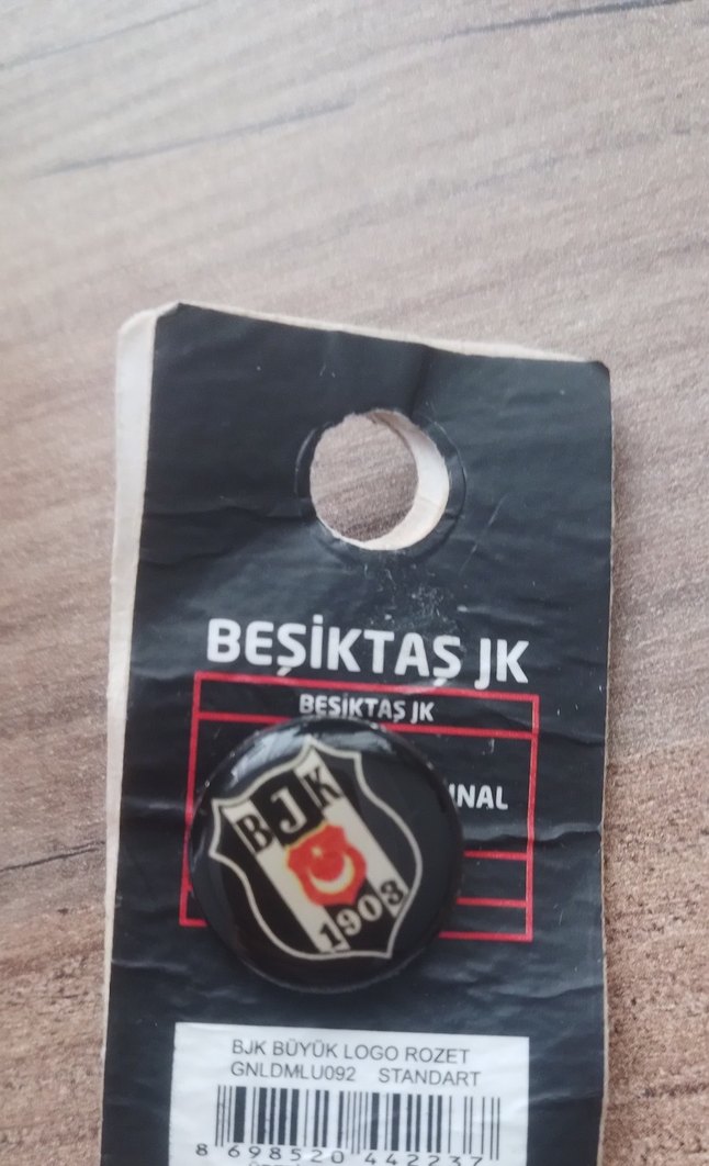 Beşiktaş Vintage Rock Punk Rozet - Görsel 3