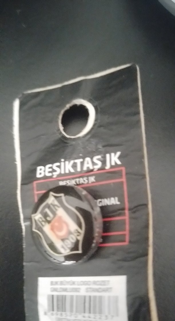 Beşiktaş Vintage Rock Punk Rozet - Görsel 2