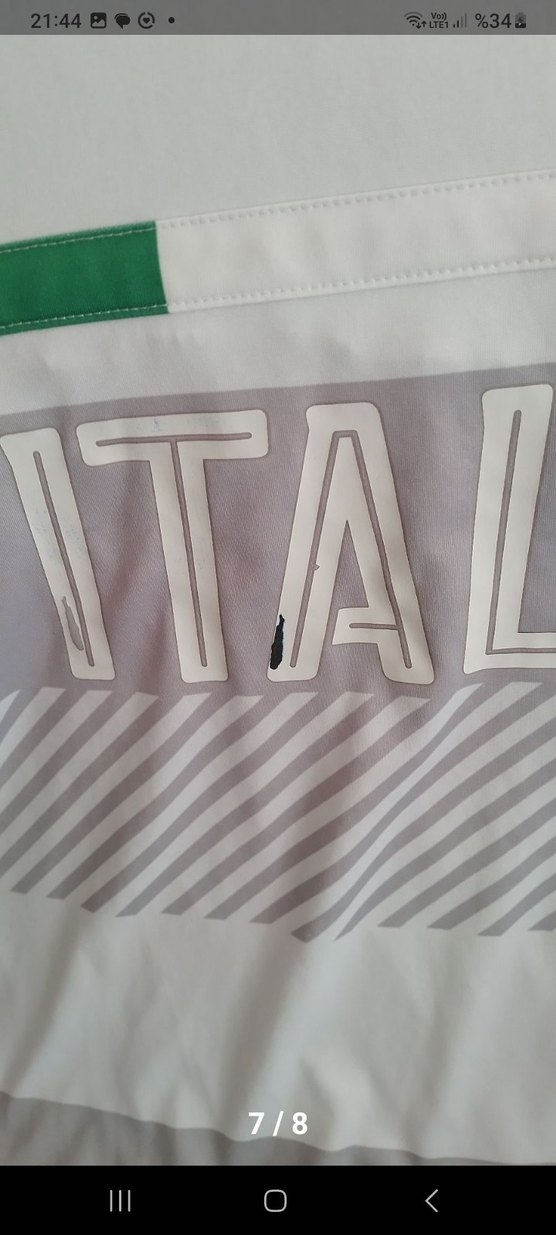 İtalya Baskılı Erkek Spor Tişörtü - Görsel 5