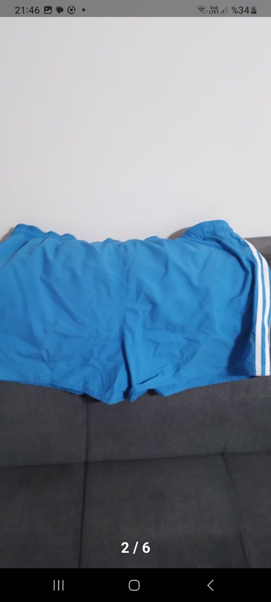 Mavi Erkek Mini Şort Mayo - Görsel 2