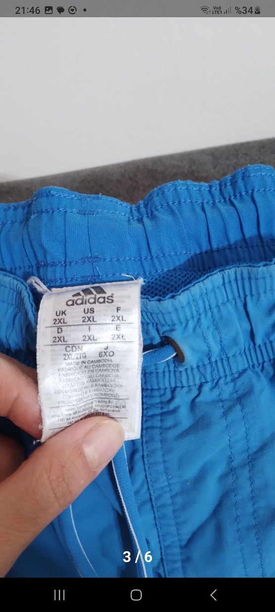 Mavi Erkek Mini Şort Mayo - Görsel 4