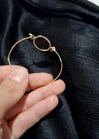 Siyah Düğmeli Gotik Kadın Bileklik - Görsel 2