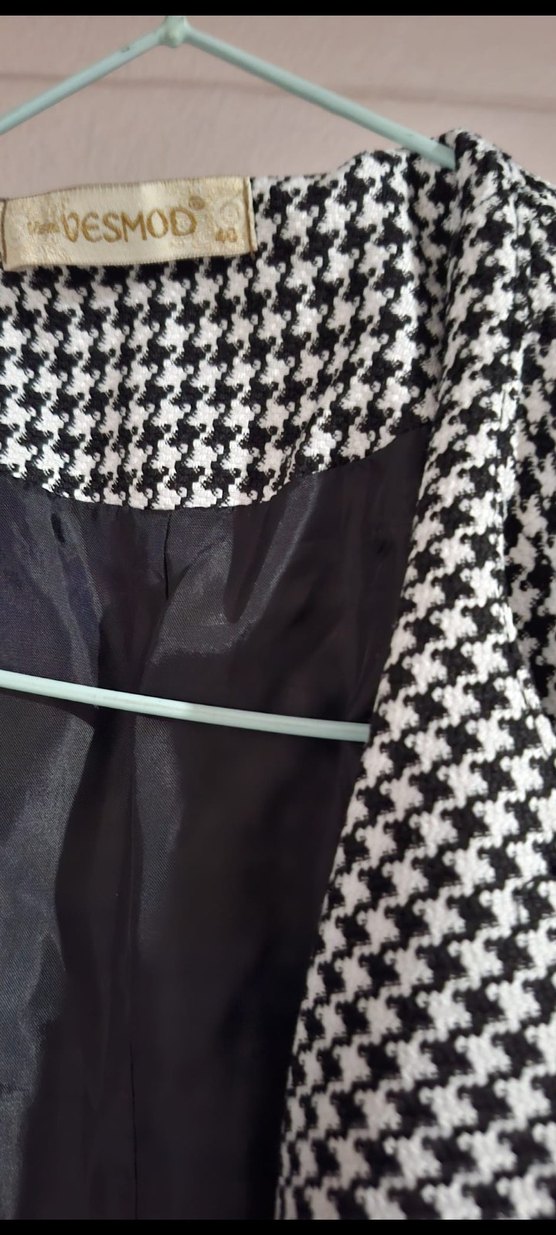 Düğmeli Gri Uzun Kadın Kaban - Görsel 4