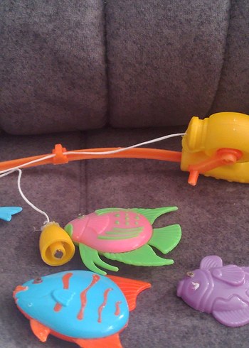 Renkli Balık Tutma Oyuncağı - Görsel 3