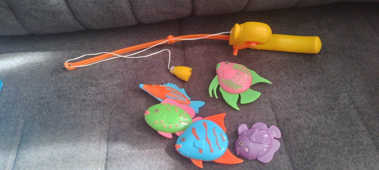 Renkli Balık Tutma Oyuncağı - Görsel 2