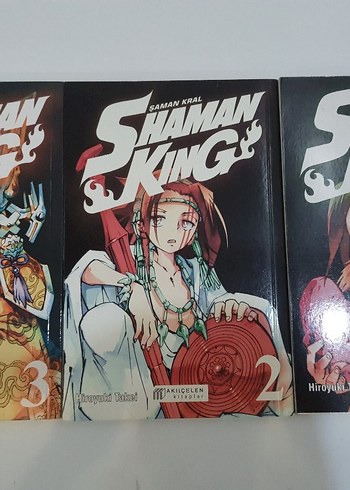 Shaman King 1-2-3 Cilt Manga