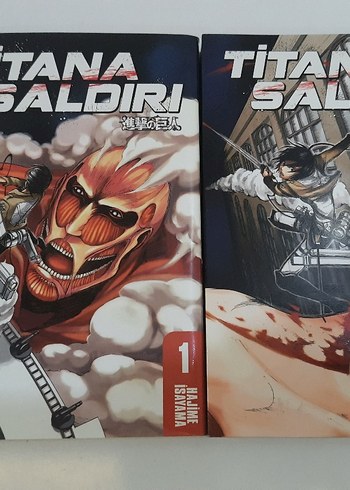 Titan Saldırı Çizgi Roman 1-2 cilt