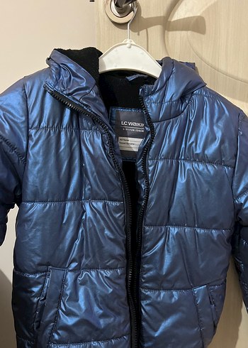 Parlak Mavi Erkek Çocuk Kapitone Mont - Görsel 2