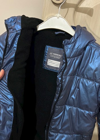 Parlak Mavi Erkek Çocuk Kapitone Mont - Görsel 3