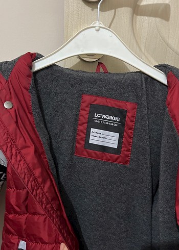 Kırmızı Fermuarlı Erkek Çocuk Mont - Görsel 2