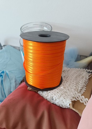 Turuncu El İşi Kurdele Rulosu 6 mm