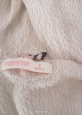 Kız Çocuk Leopar Desenli Kapüşonlu Mont - Görsel 2