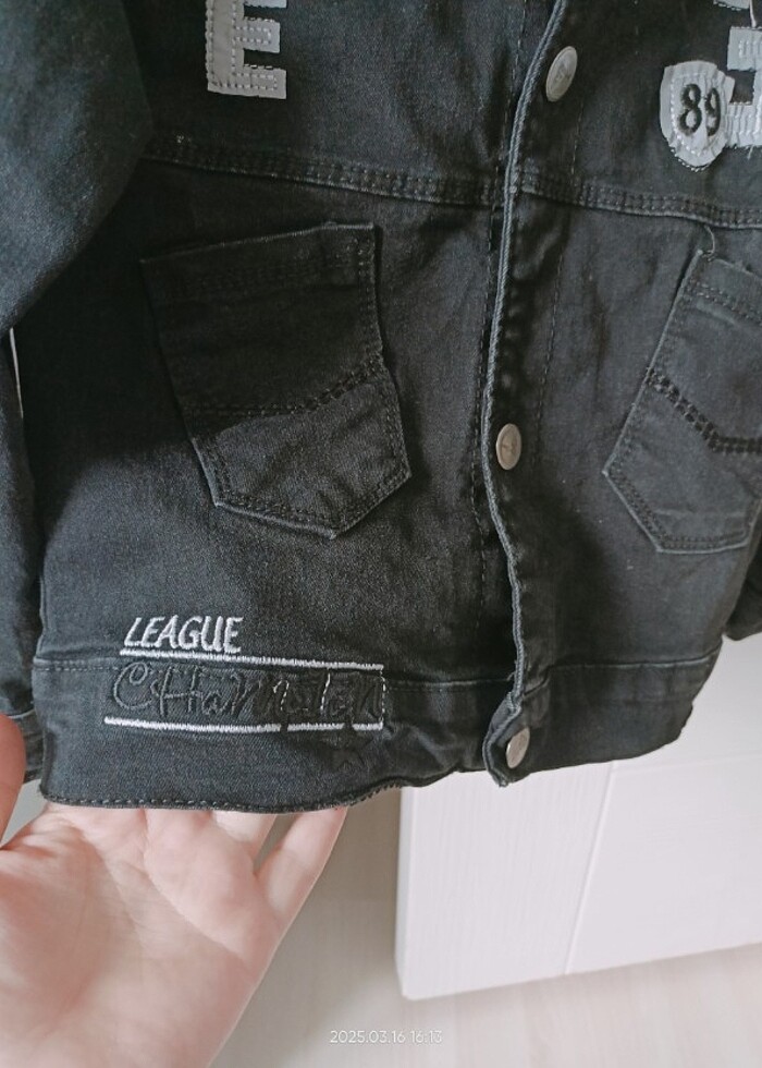 Erkek çocuk kot ceket  - Görsel 5