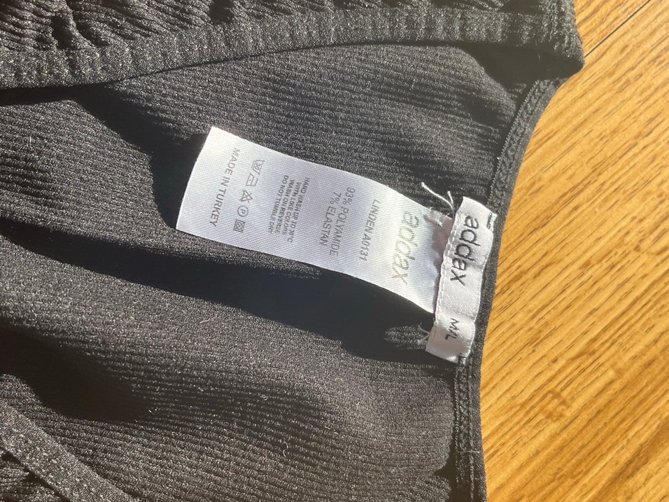 Kızlar İçin Siyah addax V Yaka Kolsuz Bluz spor ust - Görsel 3