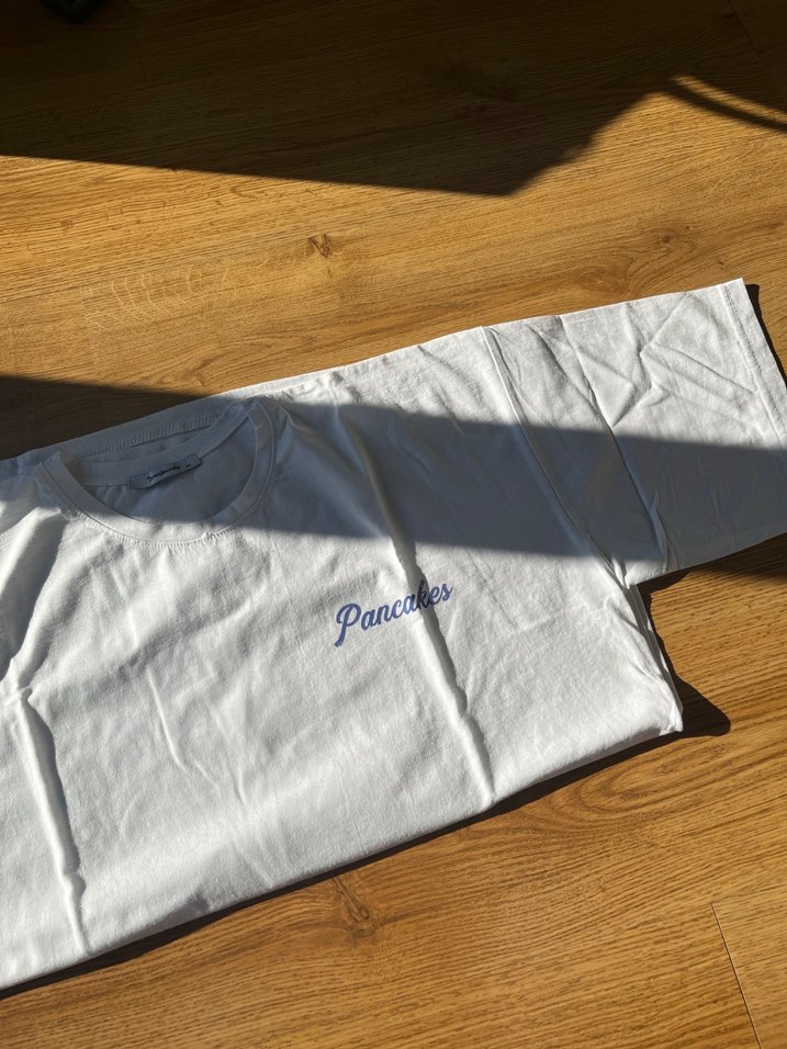 Beyaz Baskılı Kadın Tişört oversize y2k - Görsel 2