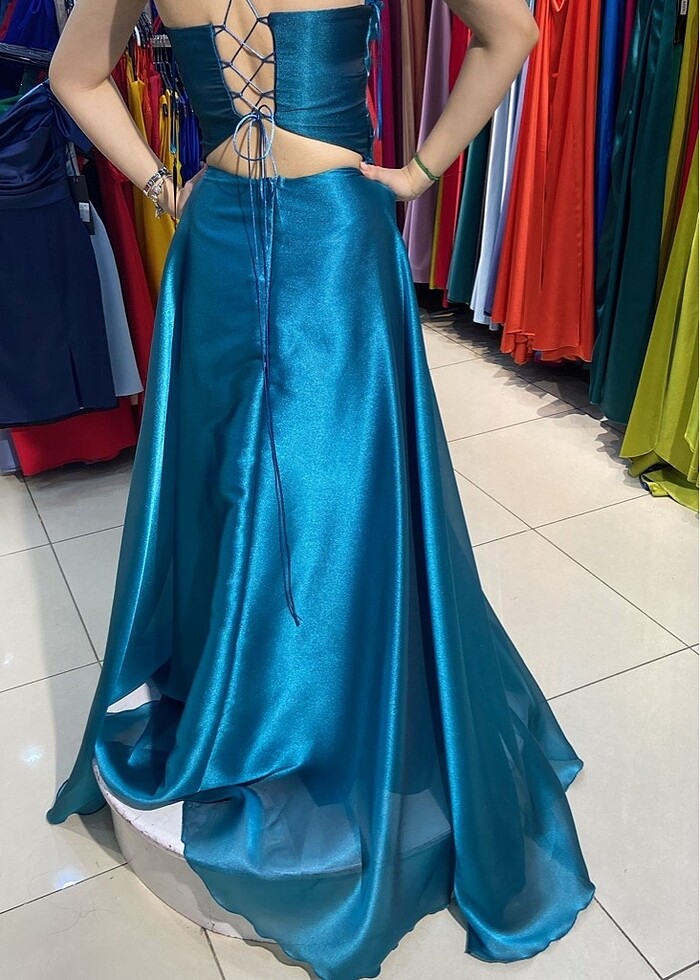 Gece elbisesi abiye kina sunnet elbisesi havali elbise - Görsel 2