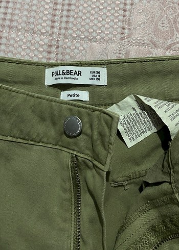 36 Beden yeşil Renk Kargo pantolon