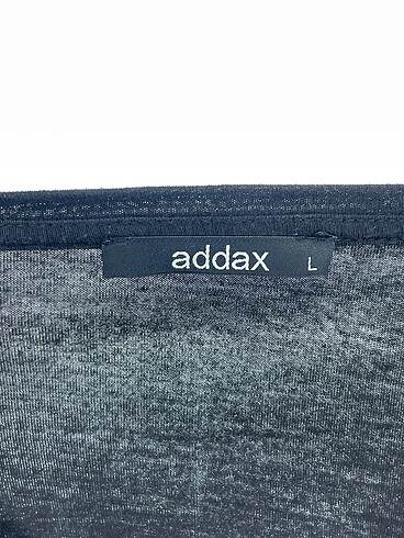 l Beden siyah Renk Addax T-shirt %70 İndirimli.