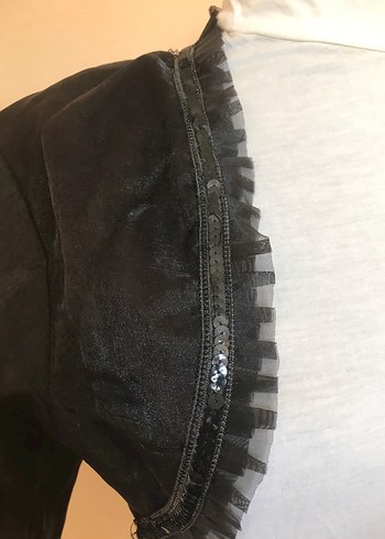 Kadın M beden Siyah Goth Bolero - Görsel 4