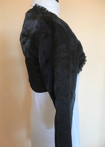 Kadın M beden Siyah Goth Bolero - Görsel 5