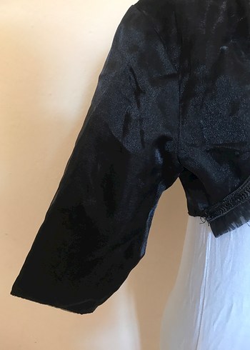 Kadın M beden Siyah Goth Bolero - Görsel 3