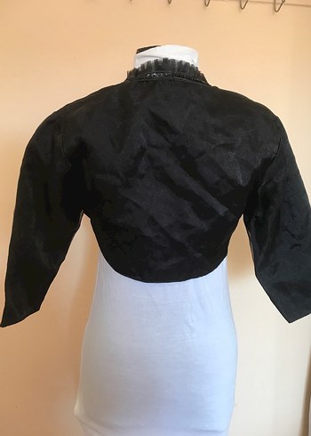 Kadın M beden Siyah Goth Bolero - Görsel 6