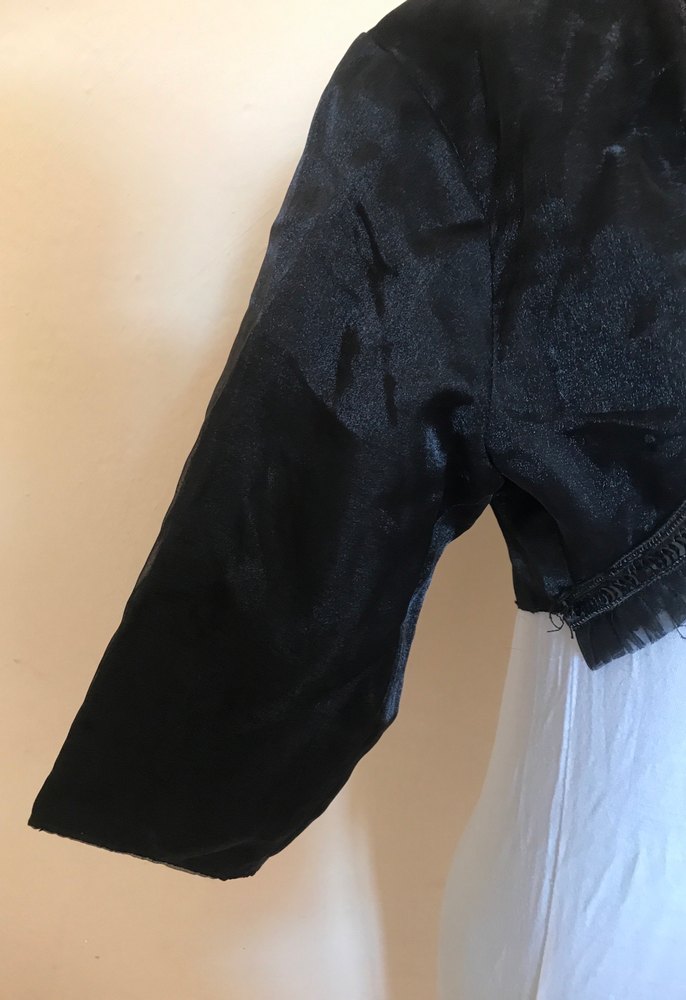 Kadın M beden Siyah Goth Bolero - Görsel 3