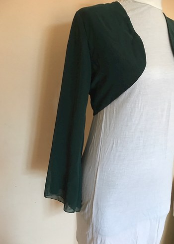 M beden yeşil Şifon bolero - Görsel 3