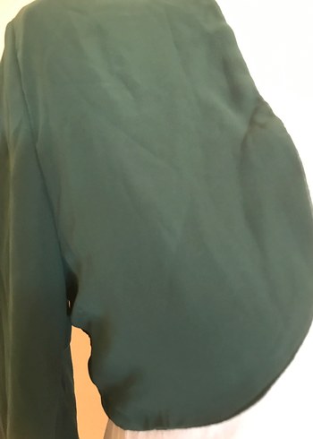 M beden yeşil Şifon bolero - Görsel 4