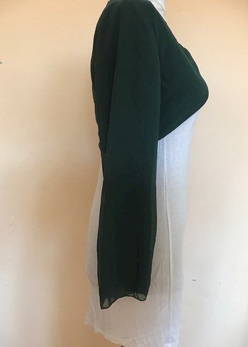 M beden yeşil Şifon bolero - Görsel 6