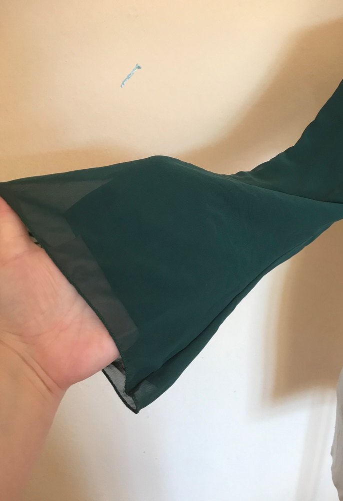 M beden yeşil Şifon bolero - Görsel 5