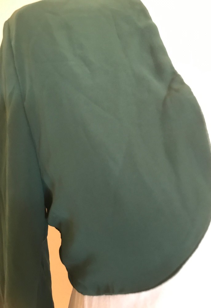 M beden yeşil Şifon bolero - Görsel 4