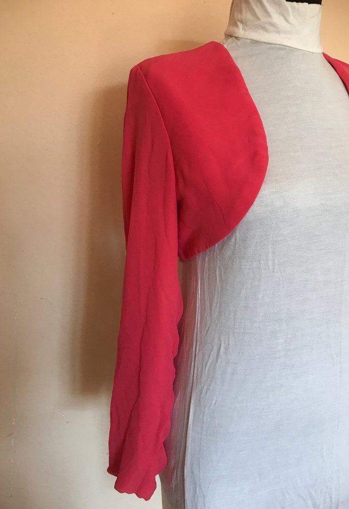 Nar çiçeği uzun kollu kadın bolero M beden - Görsel 2