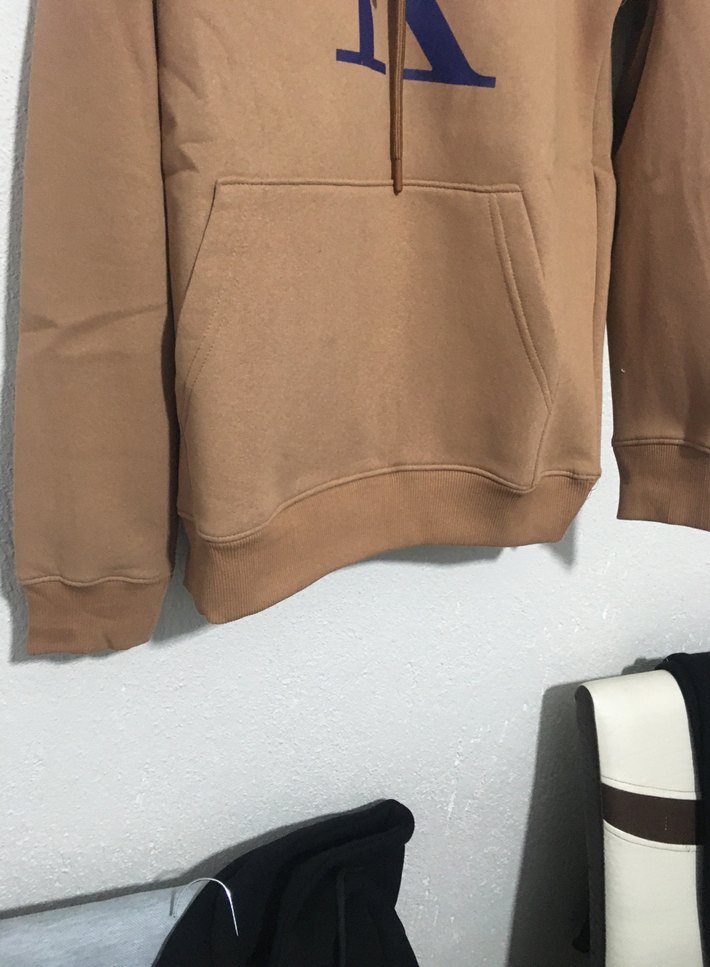Calvin Klein Kahverengi Kapüşonlu Sweatshirt - Görsel 3