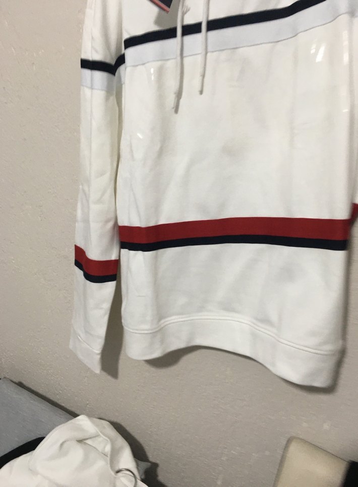 Tommy Hilfiger Beyaz Kapüşonlu Sweatshirt - Görsel 2