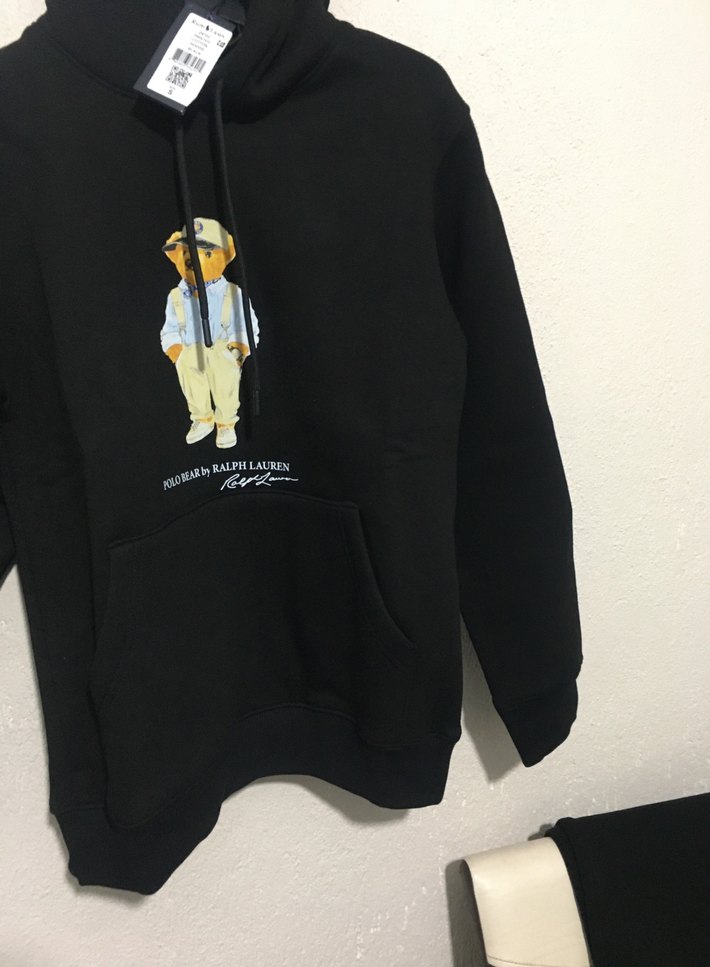 Kapüşonlu Siyah Erkek Sweatshirt - Görsel 4