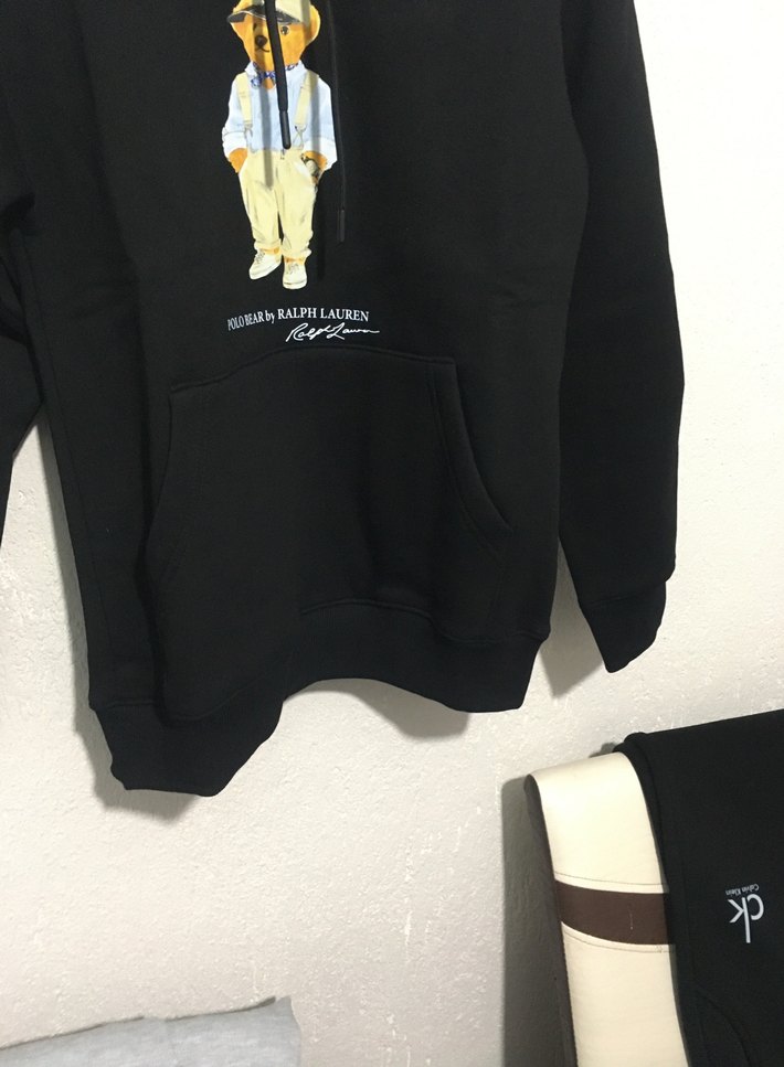 Kapüşonlu Siyah Erkek Sweatshirt - Görsel 3