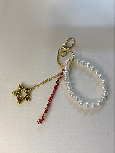 İncili yıldızlı charm