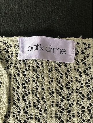 40 Beden BATİK ÖRME SU YEŞİLİ BOLERO / CROP HIRKA